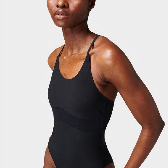 Sweaty Betty Other - NWT Sweaty Betty Black Aqua Xtra Life Performance One-Piece Swimsuit
